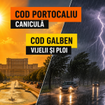 Dubl atenionare meteorologica pentru Bucuresti si Ilfov Cod portocaliu de canicula si Cod galben de vijelii si precipitatii