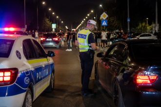 Noapte de controale in Ilfov amenzi de peste 31000 de lei pentru drifturi si conducere agresiva